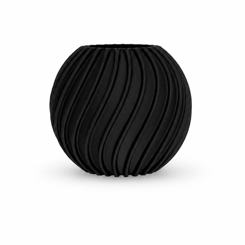 Bulldog-3D ABS Filament 1.75mm in Void Black - 1kg spool - Filament display model