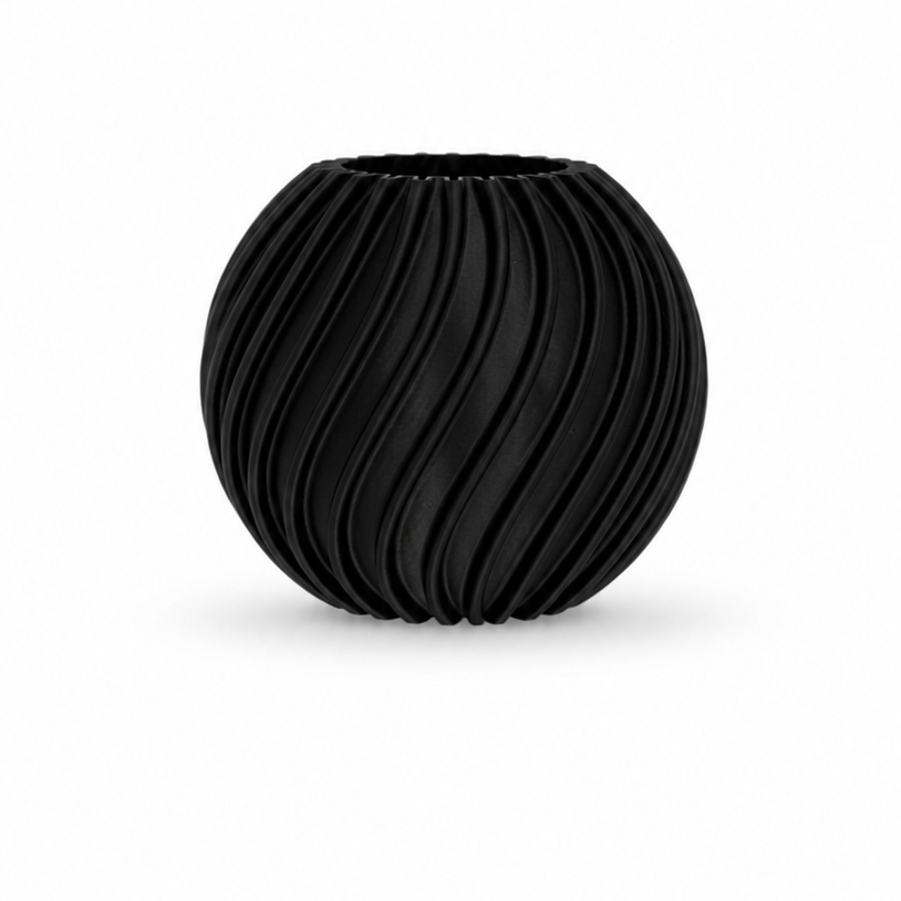 Bulldog-3D PETG Filament 1.75mm in Sable Black - 1kg spool - Filament display model