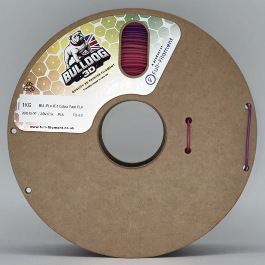 Bulldog-3D PLA Filament 1.75mm in Colour fade example 2 - 1kg spool