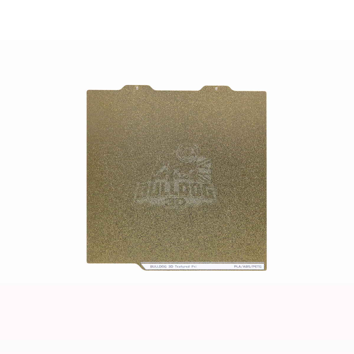 Bulldog-3D textured PEI build plate for Bambu Lab A1 Mini on white background