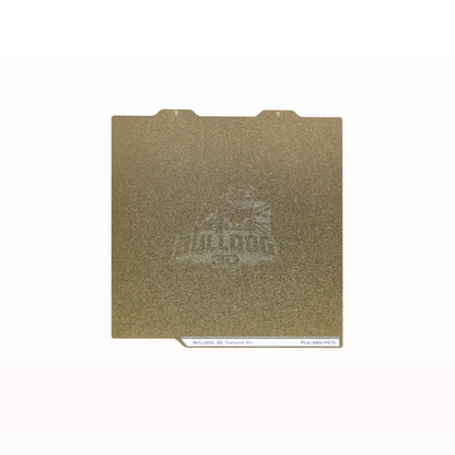 Bulldog-3D textured PEI build plate for Bambu Lab A1 Mini on white background
