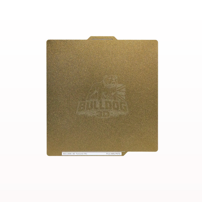 Bulldog-3D textured PEI build plate for Bambu Lab A1 and P/X series on white background