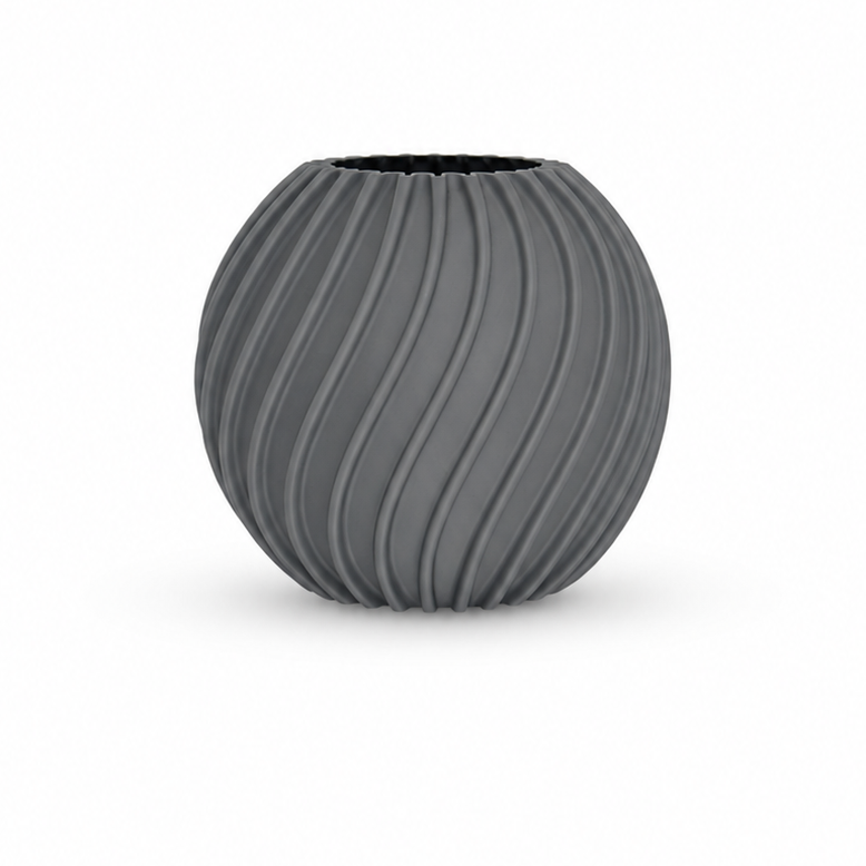 Bulldog-3D ASA Filament 1.75mm in Silver Grey - 1kg spool - Filament display model