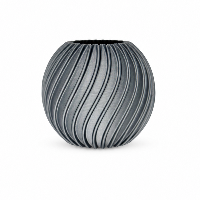 Bulldog-3D PLA Filament 1.75mm in Steel Grey - 1kg spool - Filament display model