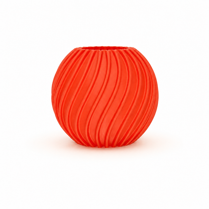 Bulldog-3D PLA Filament 1.75mm in Sunset Red - 1kg spool - Filament display model