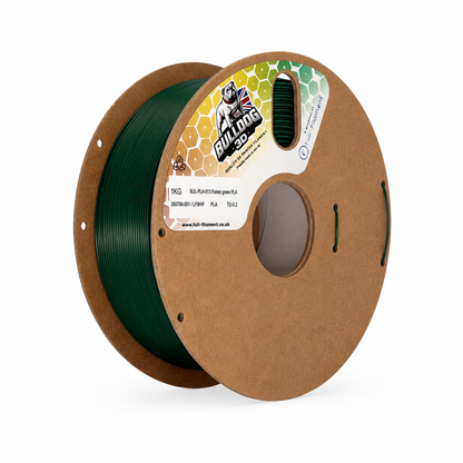 Bulldog-3D PLA Filament 1.75mm in Forest Green - 1kg spool