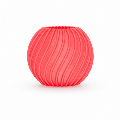 Bulldog-3D PLA Filament 1.75mm in Coral Pink - 1kg spool - Filament display model