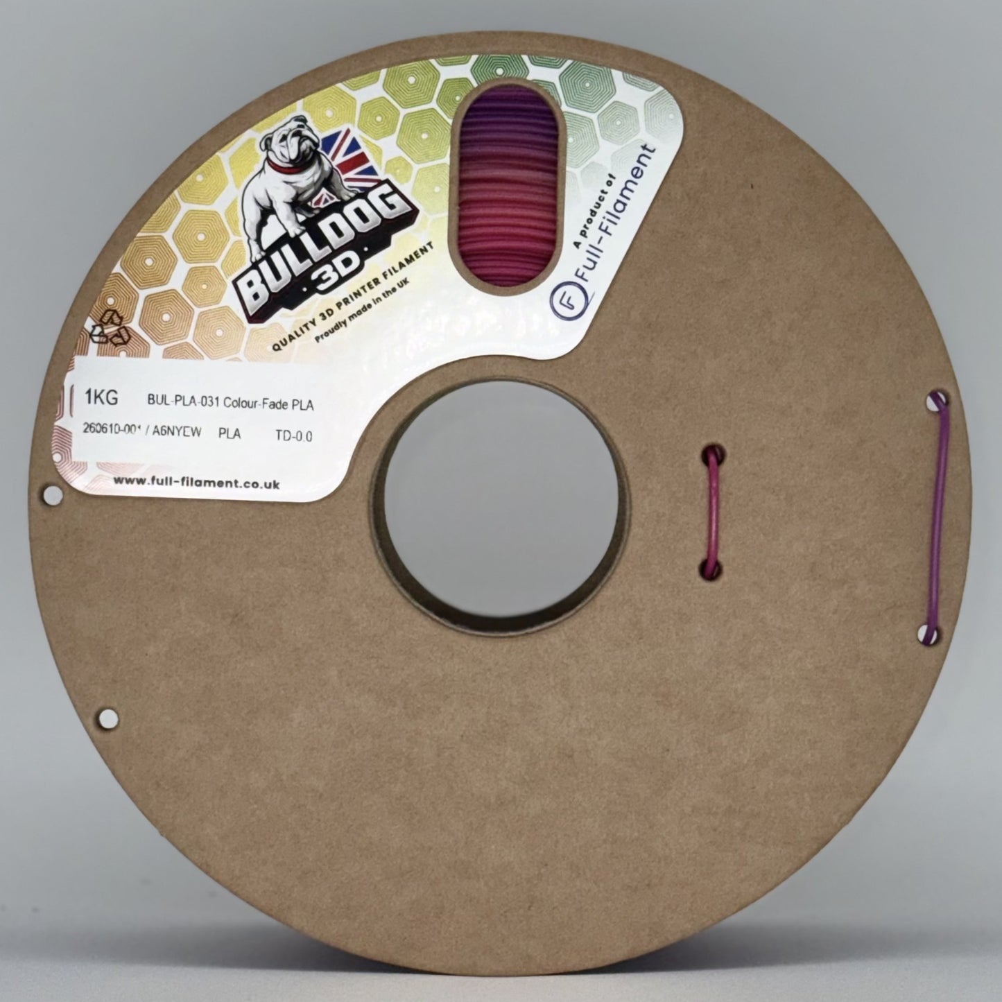 Bulldog-3D PLA Colour-Fade (3x Pack)