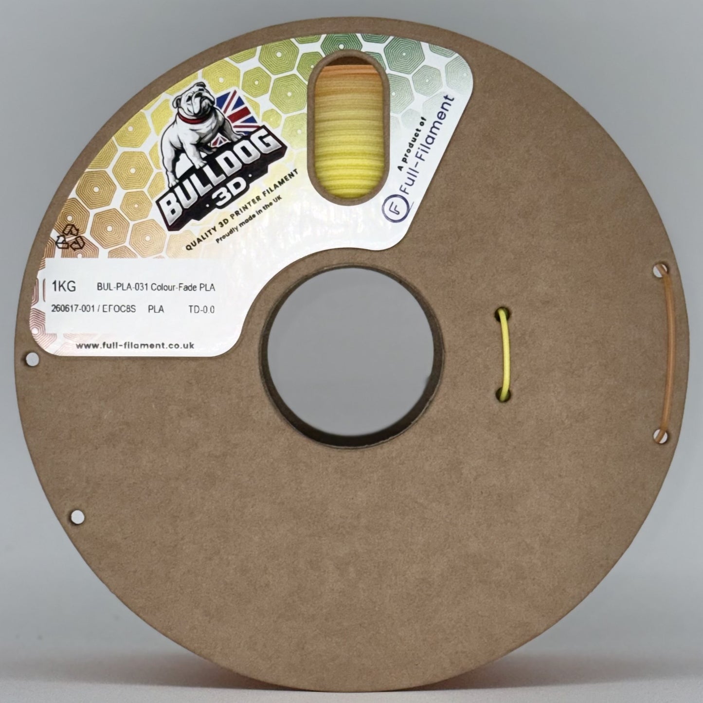 Bulldog-3D PLA Colour-Fade (3x Pack)