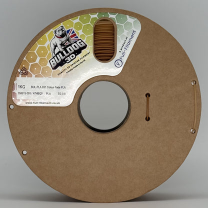 Bulldog-3D PLA Filament 1.75mm in Colour fade example 5 - 1kg spool