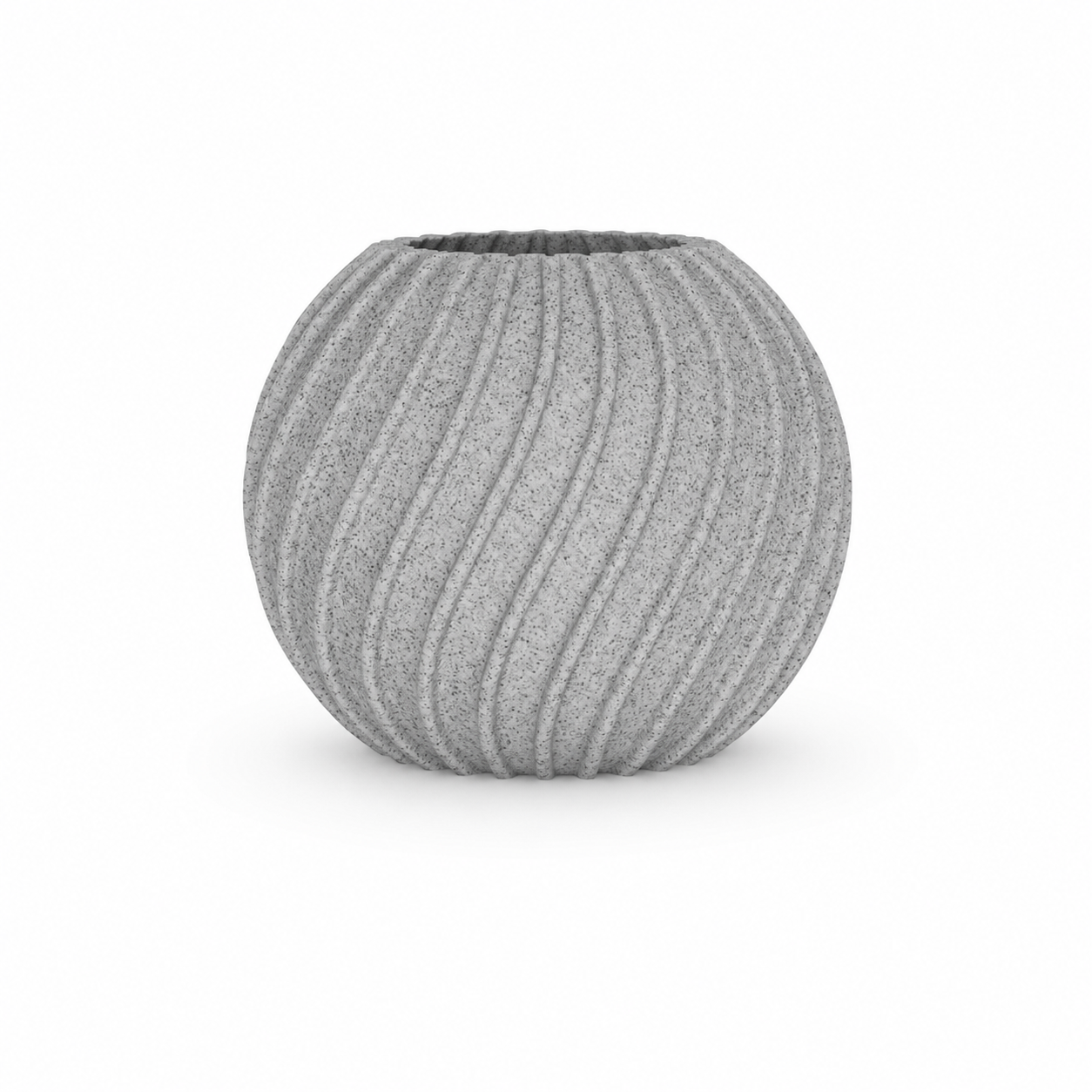 Bulldog-3D PLA Marble Filament 1.75mm in Grey Pebble - 1kg spool - Filament display model