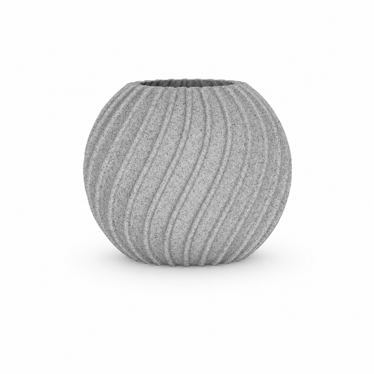 Bulldog-3D PLA Marble Filament 1.75mm in Grey Pebble - 1kg spool - Filament display model