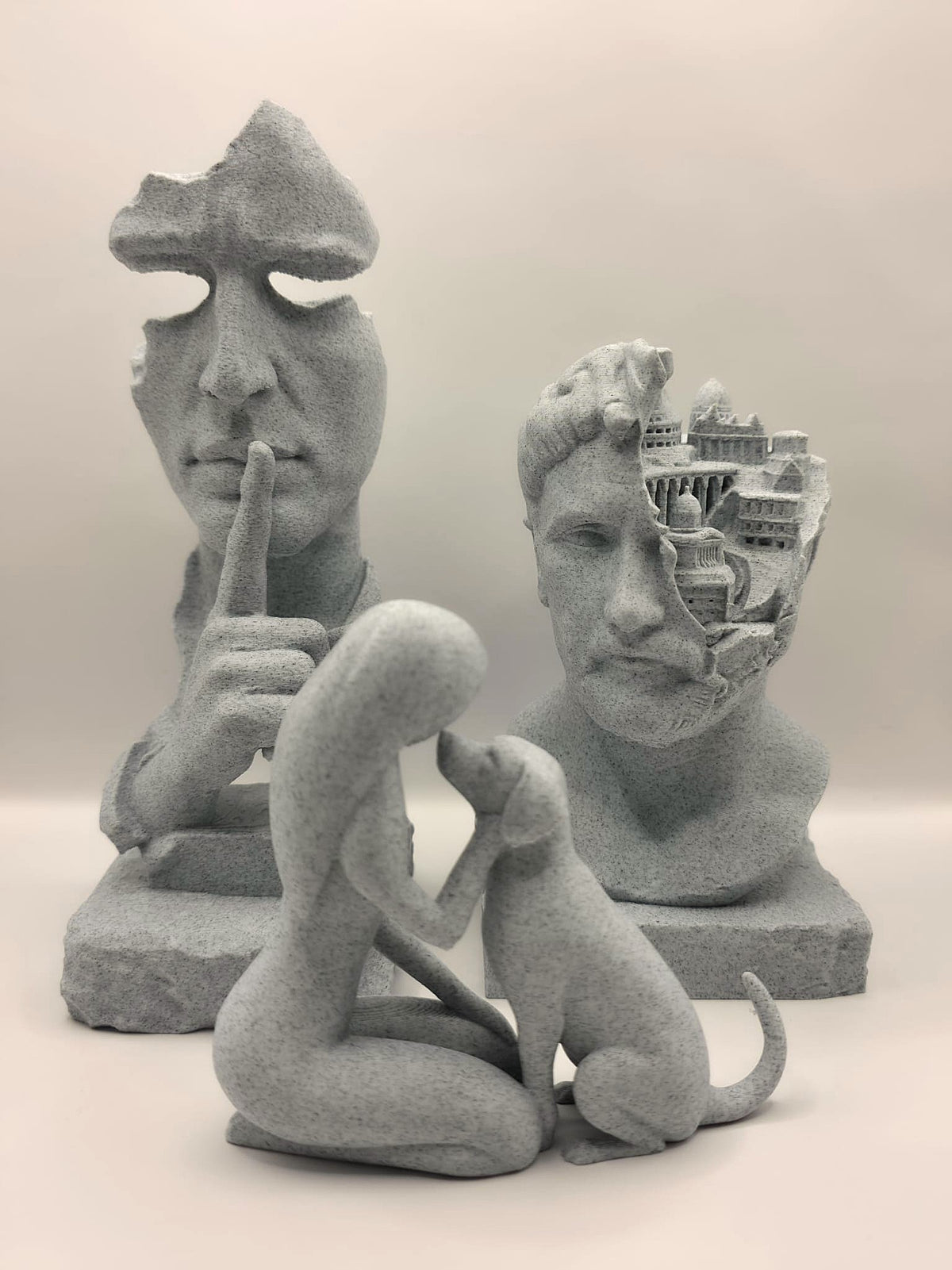 Bulldog-3D PLA Marble